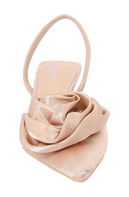 BERNESS BERNESS CAMELLIA FLOWER SLINGBACK PUMP