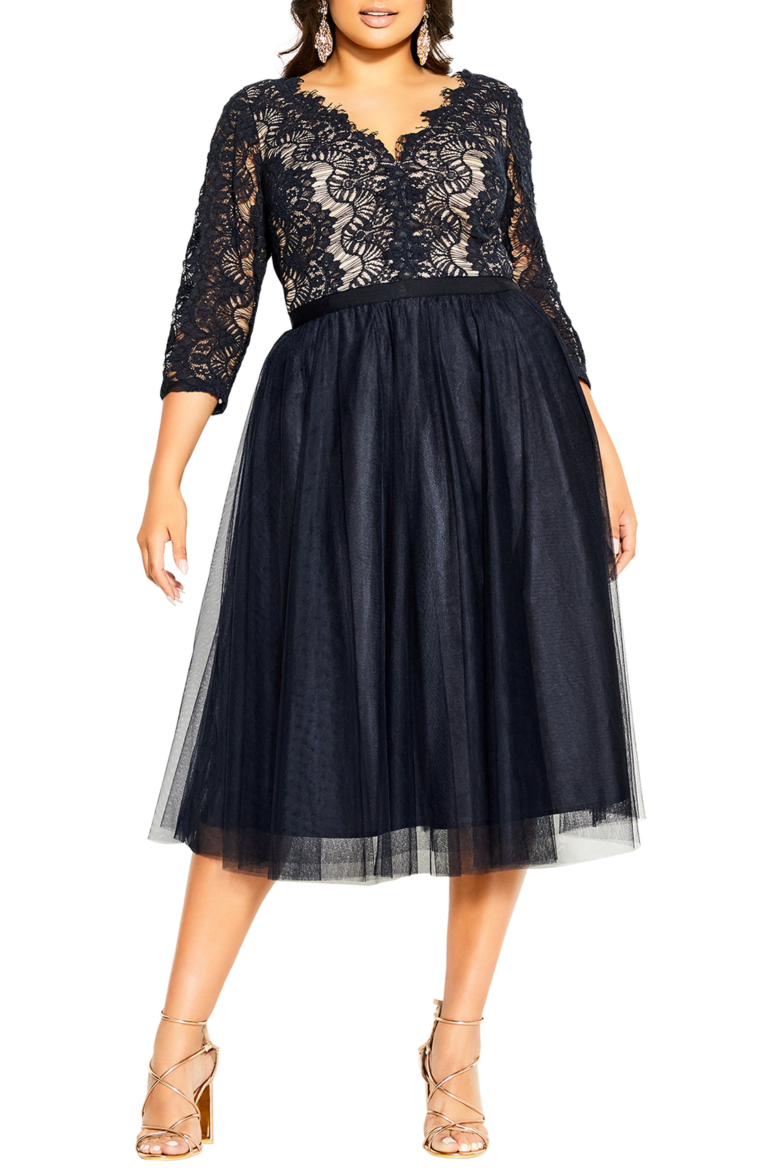 city chic tulle dress