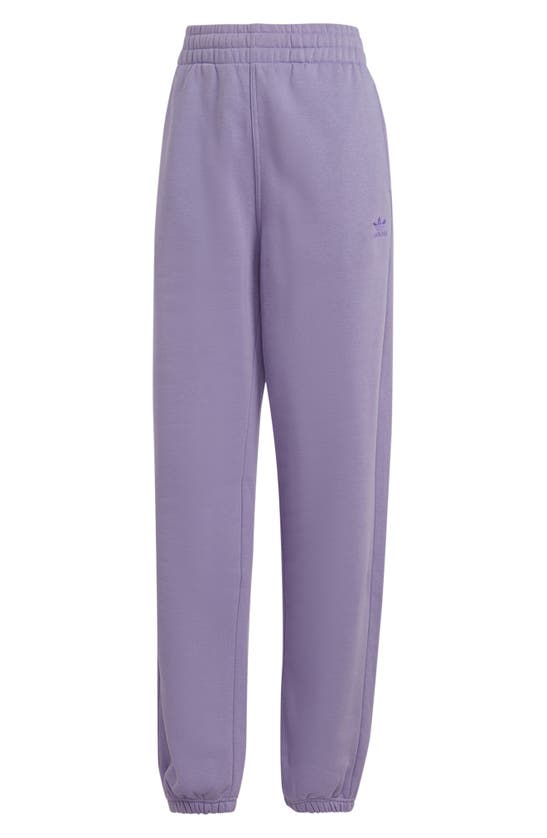 Adidas Originals Cotton Blend Sweatpants In Magic Lilac