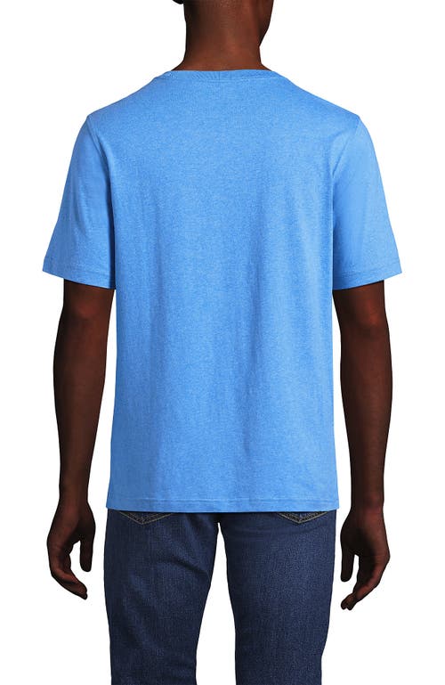 Shop Lands' End Super-t Short Sleeve T-shirt In Bermuda Blue Heather