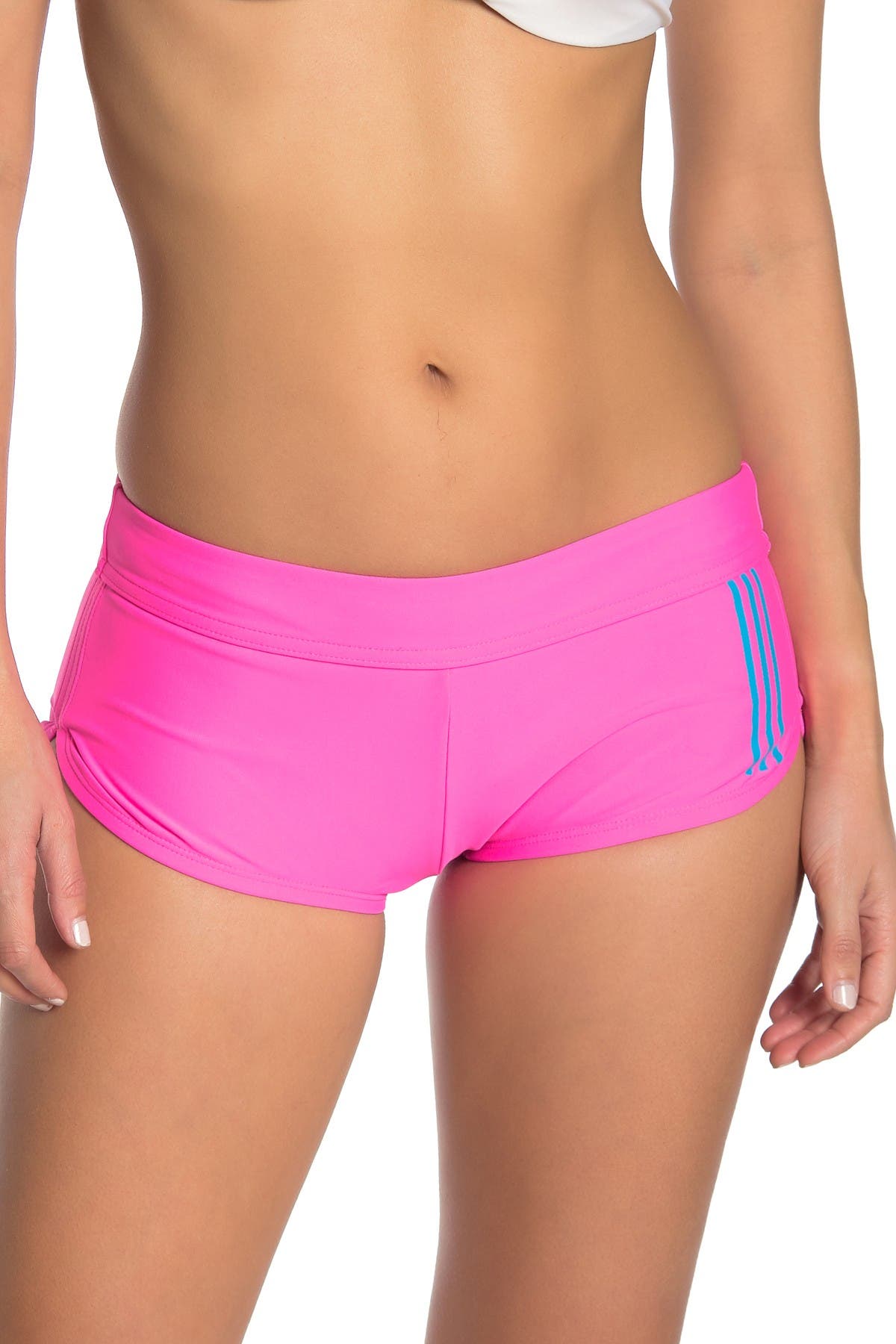 pink adidas swim shorts