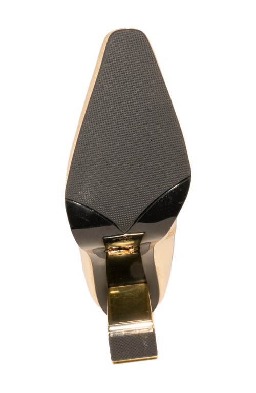 Ninety Union Palladium Square Toe Boot In Gold