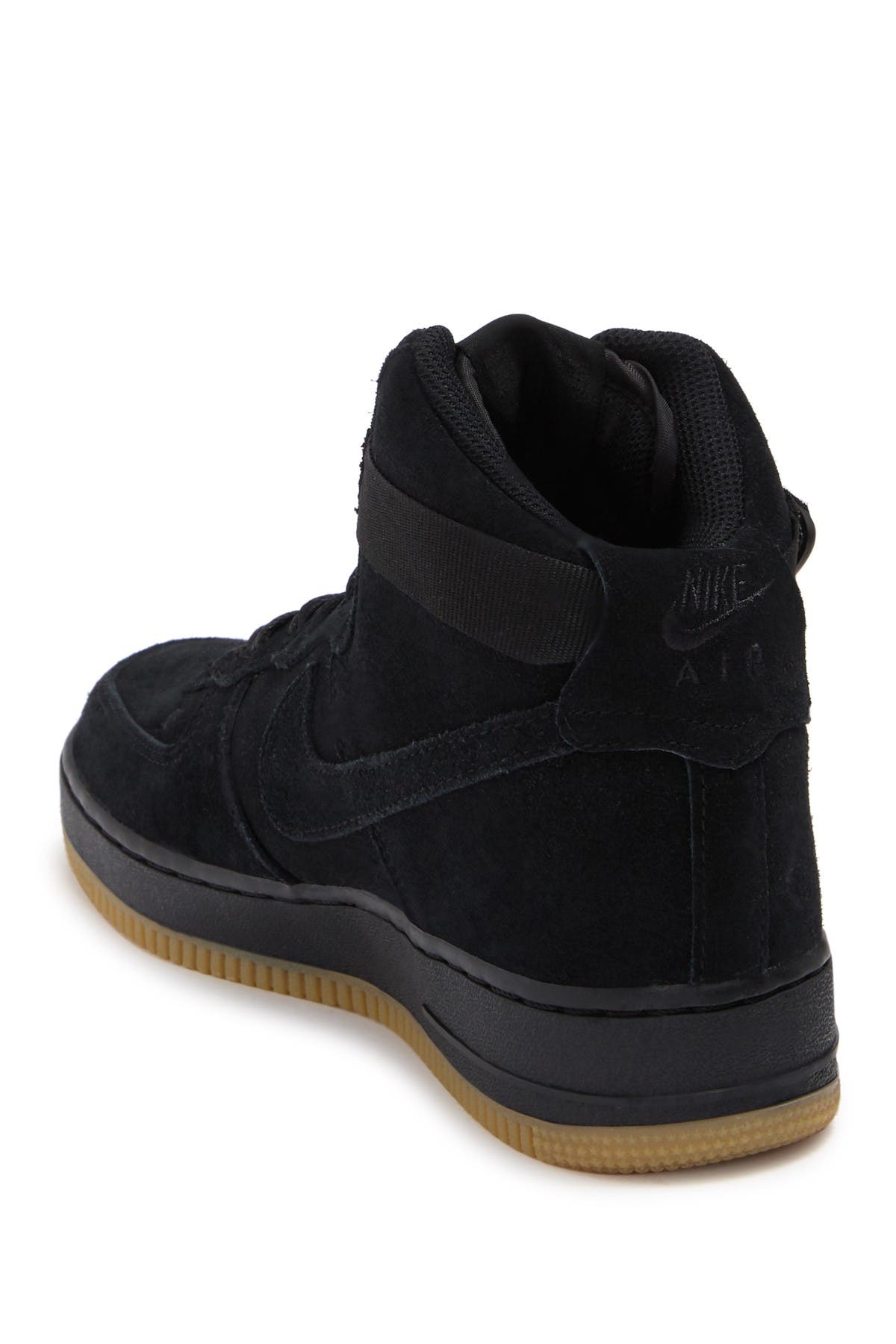 black suede air force 1 high top