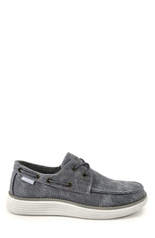Akademiks Knox Boat Shoe In Grey