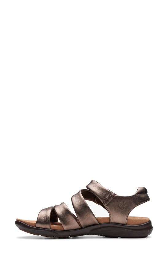 Shop Clarks (r) Kitly Ave Sandal In Bronze Leather