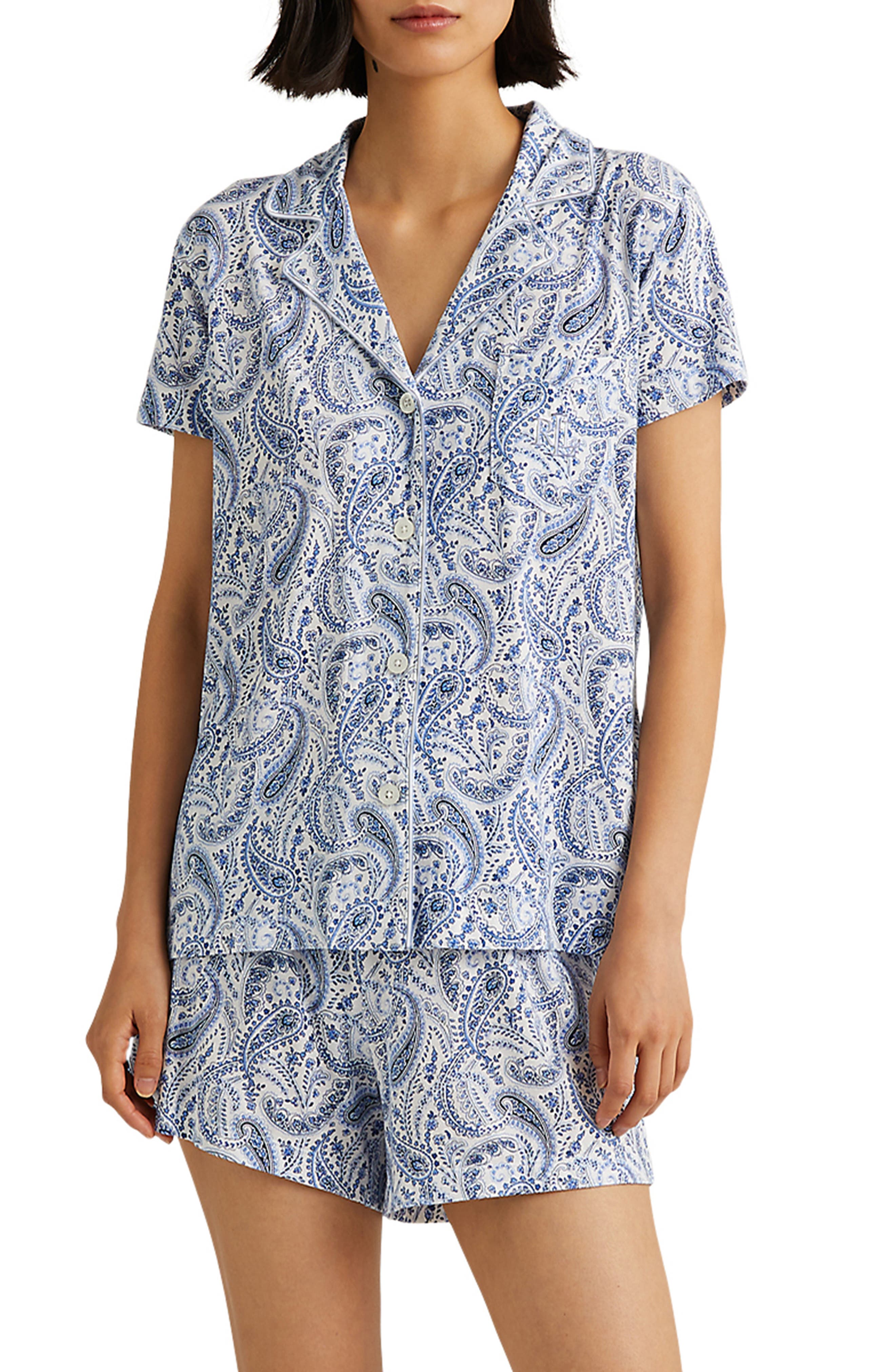 ralph lauren women's short pajamas