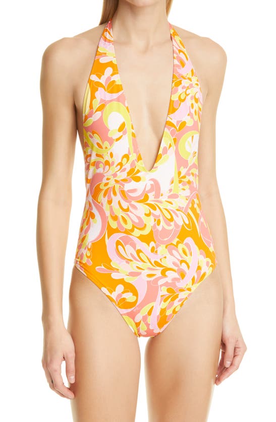Emilio Pucci LILY PRINT ONE-PIECE SWIMSUIT