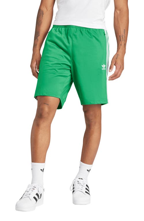 Adidas Originals Adicolor Firebird Sweat Shorts In Green/white