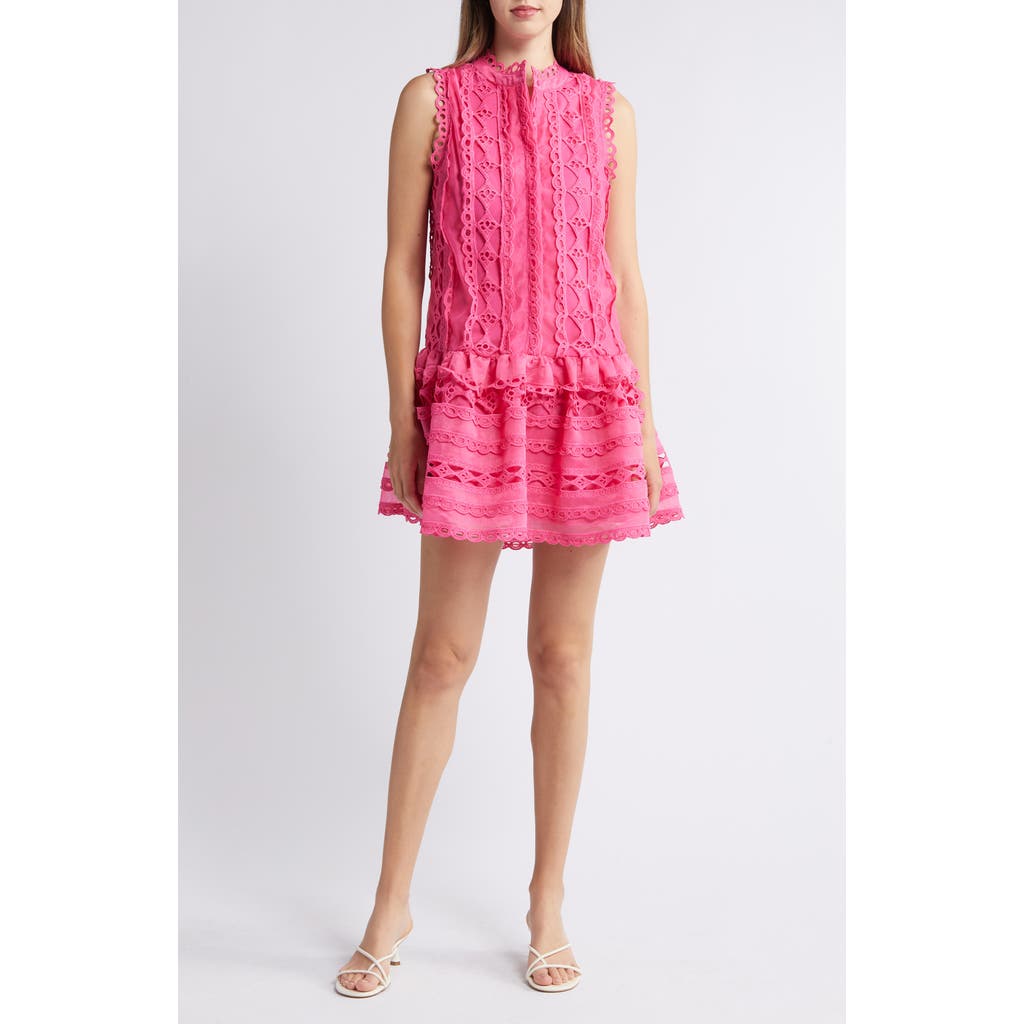 ENDLESS ROSE ENDLESS ROSE SLEEVELESS LACE A-LINE DRESS