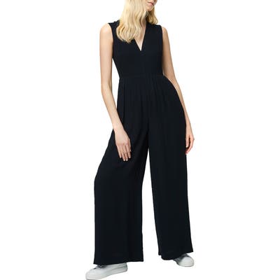 French Connection Carrabelle Wide Leg Crepe Jumpsuit