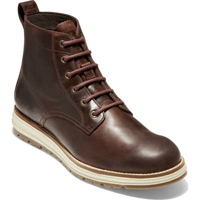 Cole Haan Original Grand Waterproof Plain Toe Boot, Brown
