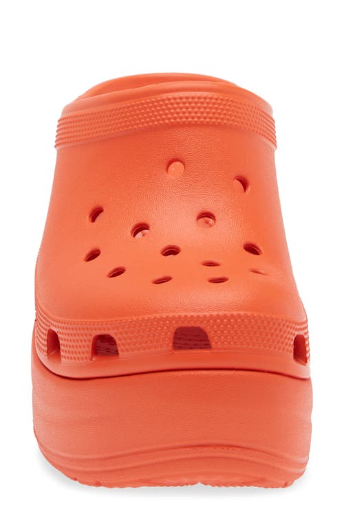 Shop Crocs Siren Platform Clog In Lava