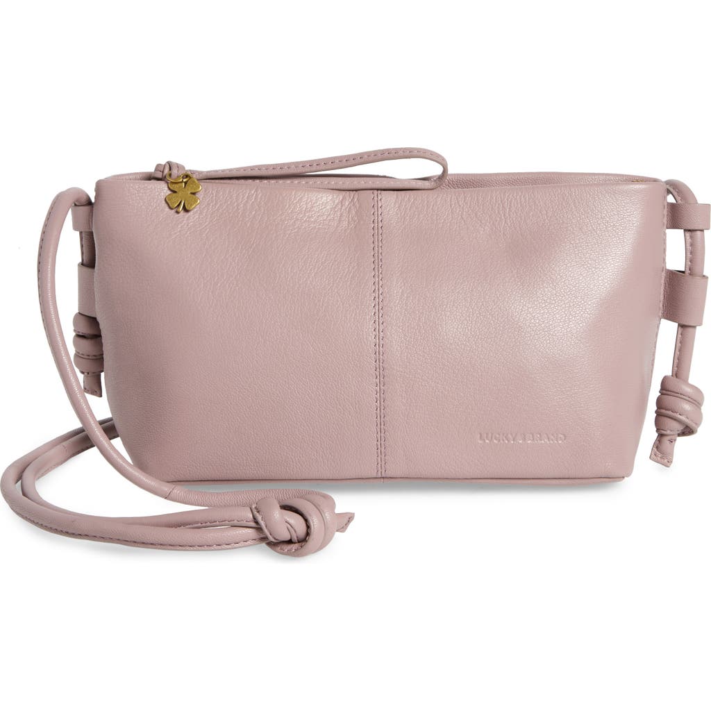 Lucky Brand Tala Leather Crossbody In Pink