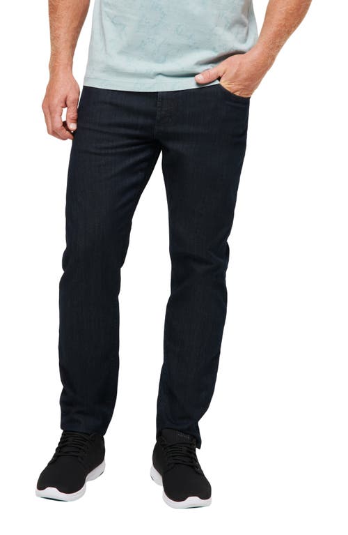 Shop Travismathew Legacy Featherweight Straight Leg Jeans In Dark Denim