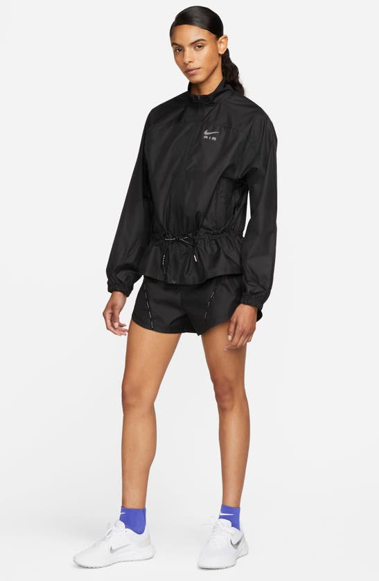 Shop Nike Air Dri-fit Running Jacket In Black