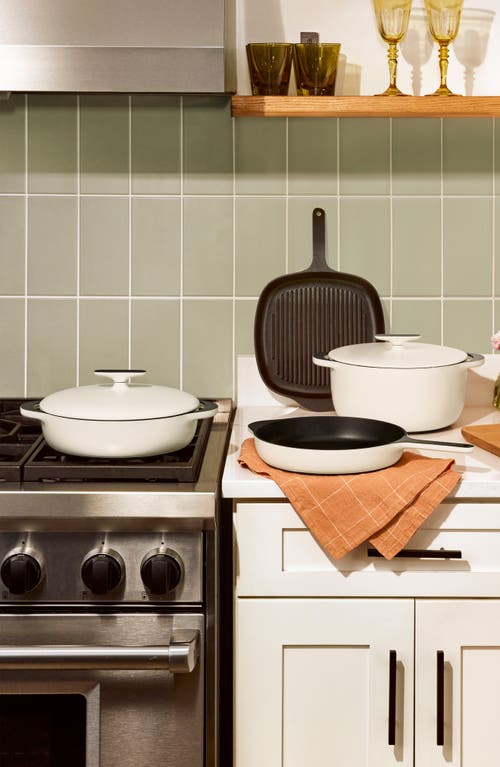 Caraway 3.5-quart Braiser With Domed Lid In Cream