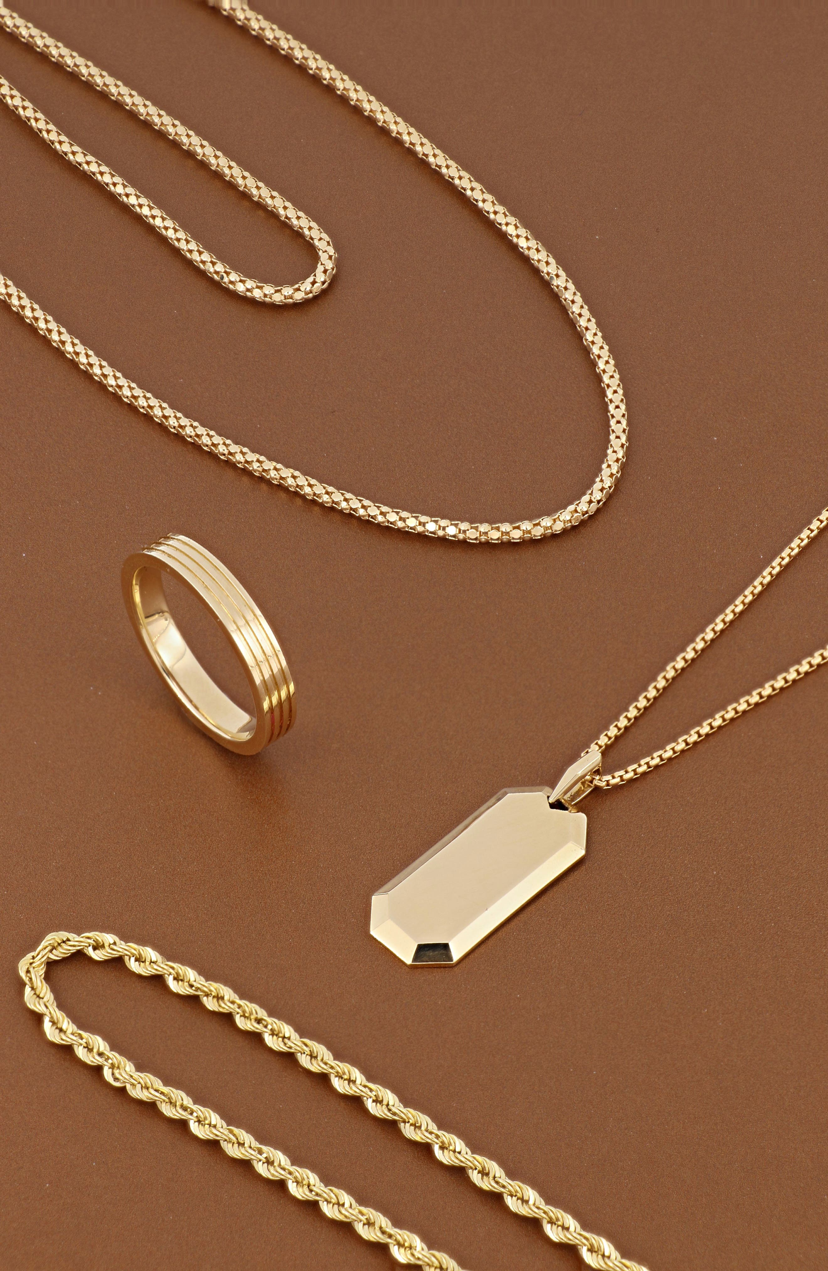 14K Gold Rope Chain Necklace | Nordstrom