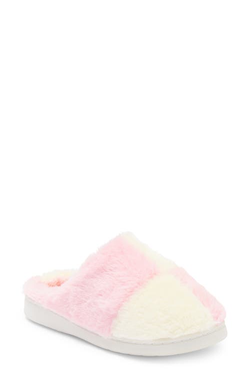 Shop Mia Cozi Slipper In Pink/white
