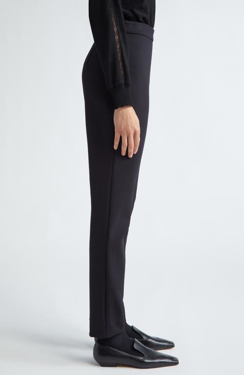 Max Mara Bozen Fitted Ankle Trousers In Black