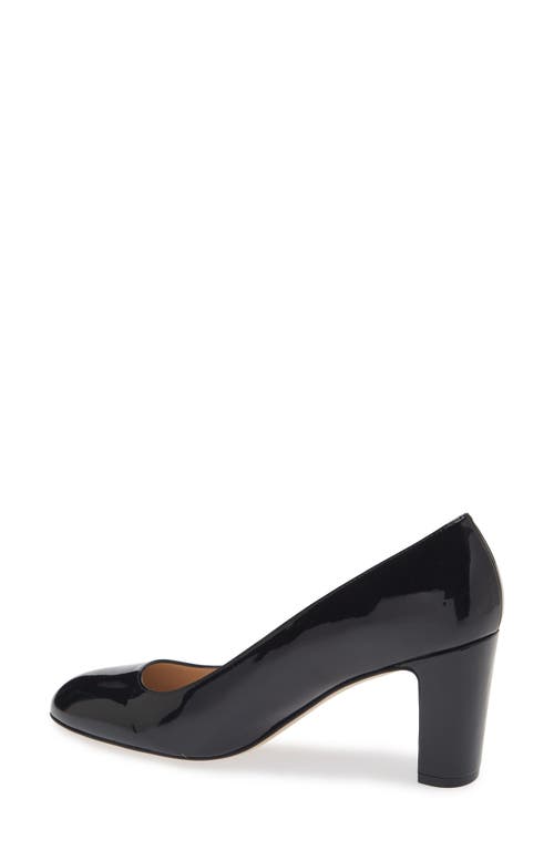 Stuart Weitzman Vida 75 Pump In Black Patent