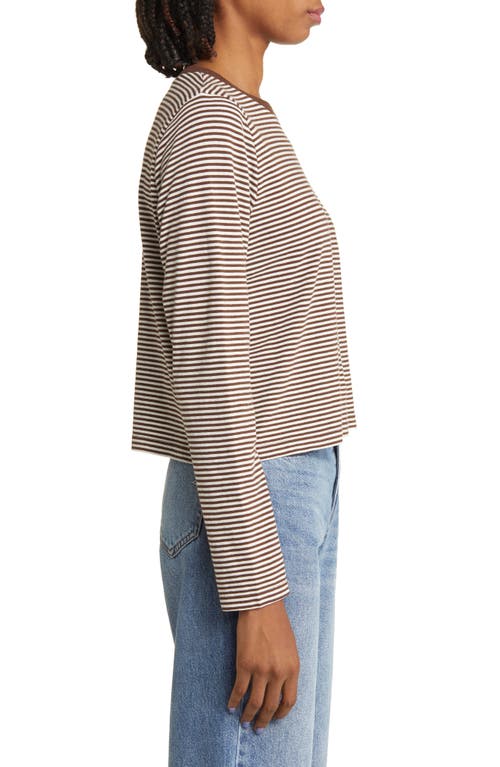 MADEWELL MADEWELL SOFTFADE BOXY CROP COTTON T-SHIRT