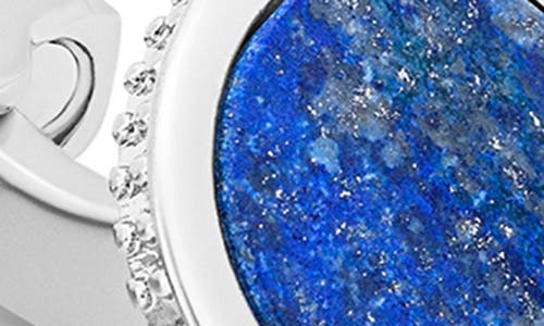 Thompson Of London Lapis Cuff Links & Studs Set In Blue
