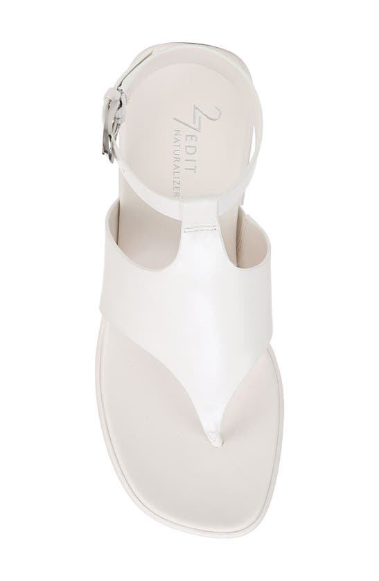 Shop 27 Edit Naturalizer Beck Ankle Strap Sandal In Warm White Leather