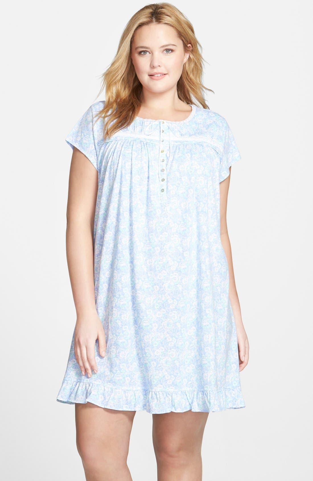 Eileen West 'Country Daydream' Short Nightgown (Plus Size) Nordstrom