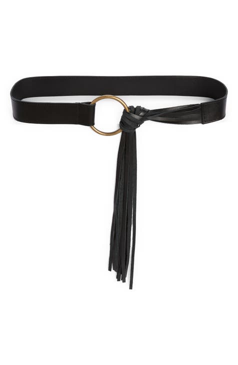 Esme Fringe Leather Belt