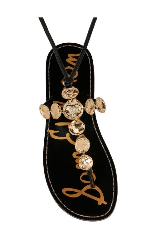 Shop Sam Edelman Deirdre Ankle Wrap Sandal In Black