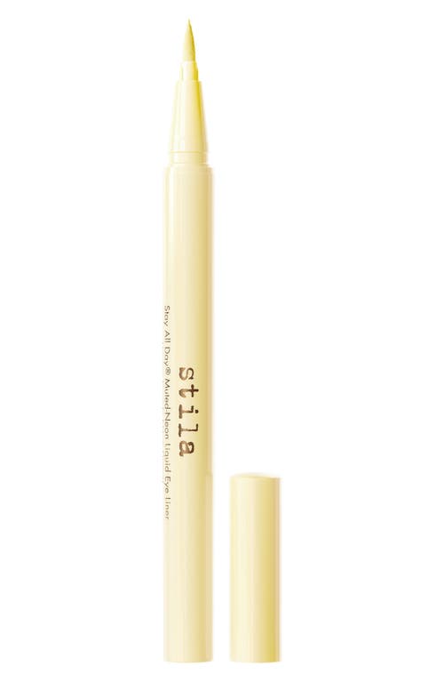 Stay All Day Muted-Neon Liquid Eye Liner in Mellow Yellow