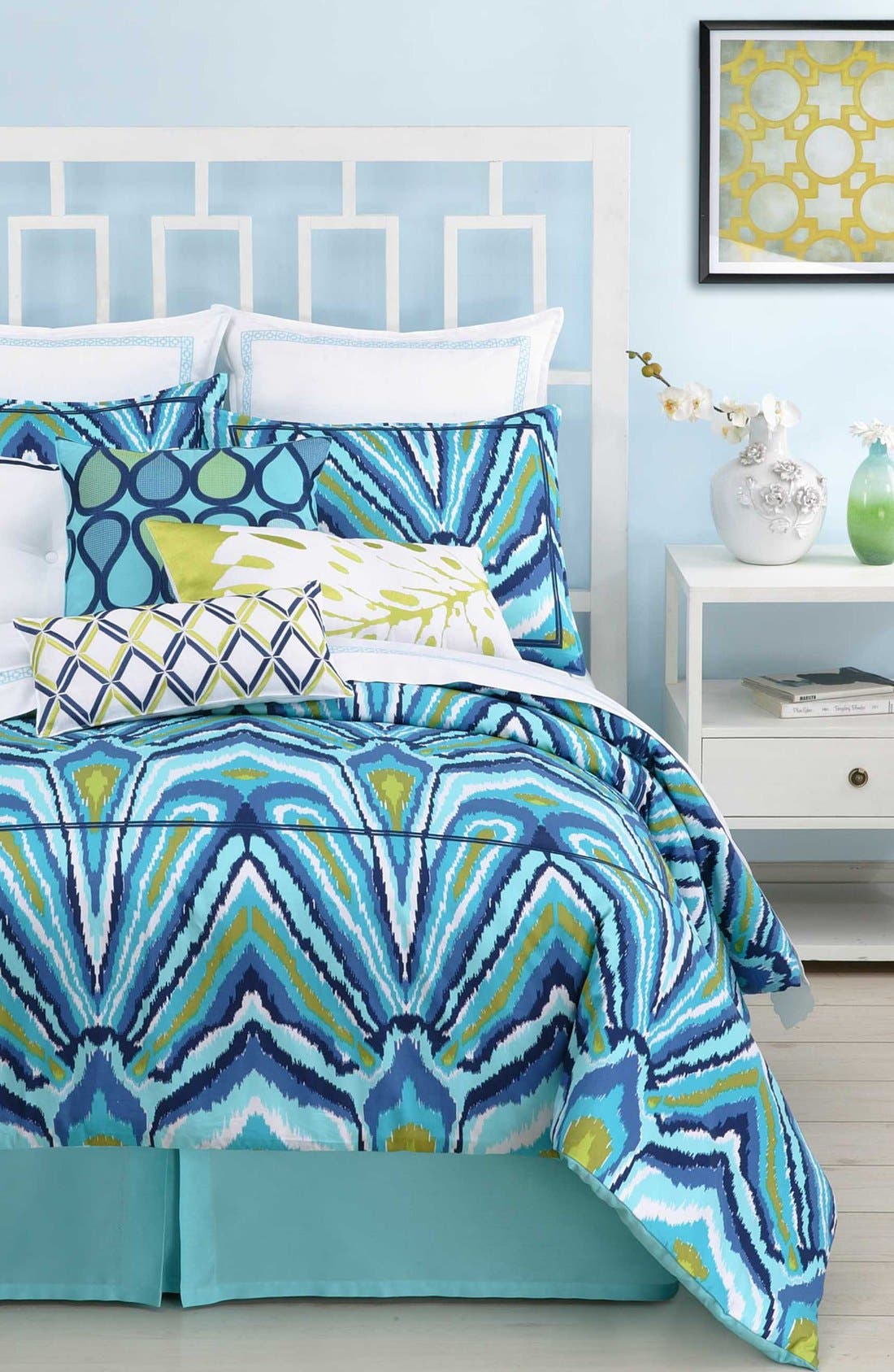 Trina Turk Blue Peacock Comforter Shams Nordstrom