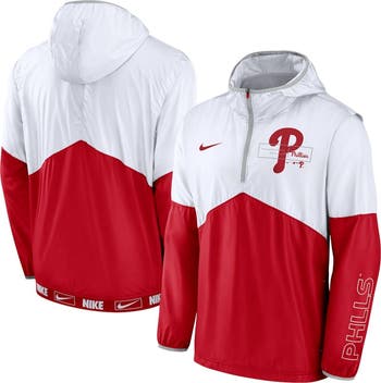 Nike Men S White Red Philadelphia Phillies Overview Half Zip Hoodie Jacket Nordstrom Half Zip Hoodie Jacket Nordstrom, Ohio State Nike Winter Coat