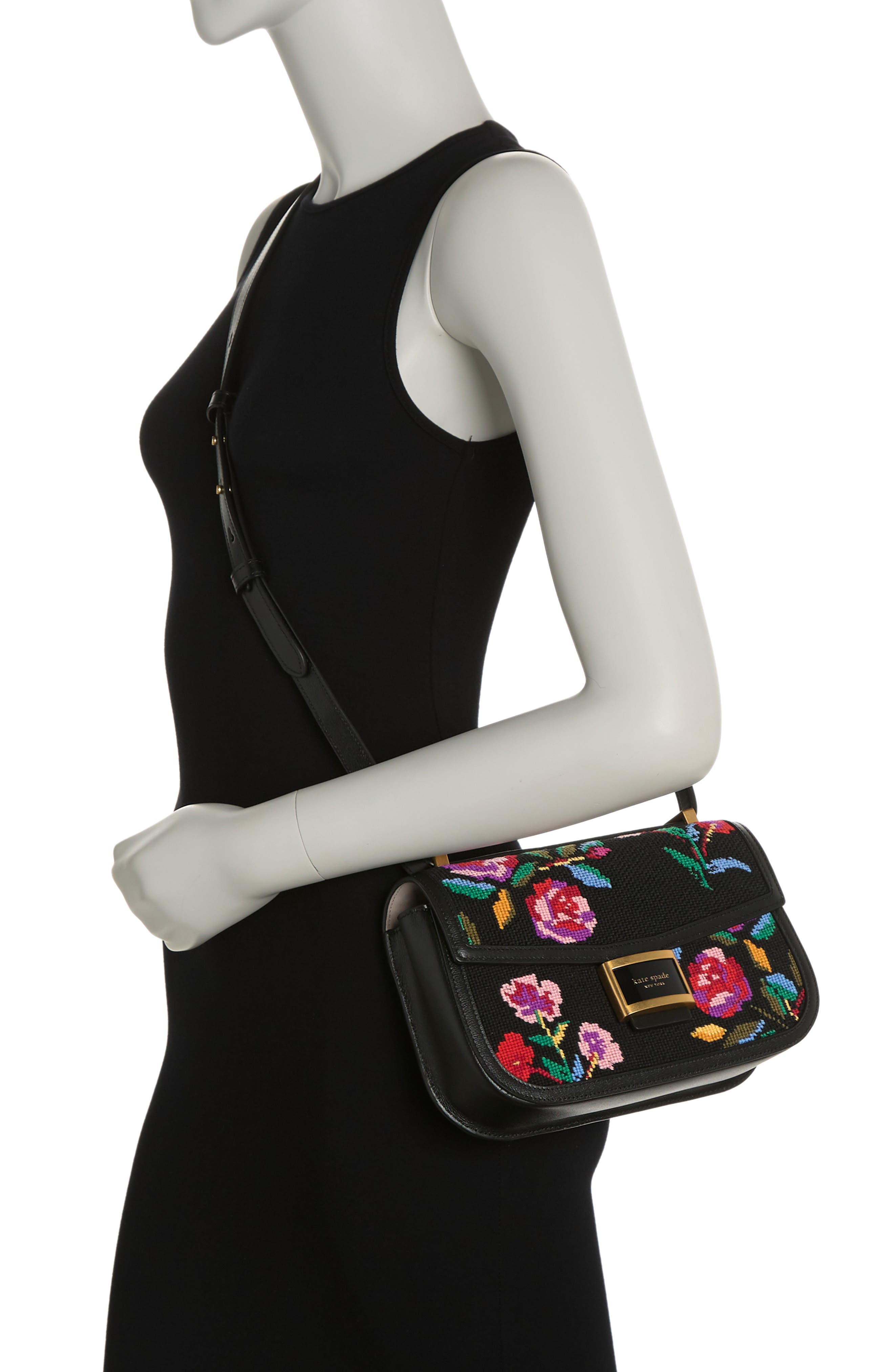 kate spade new york needlepoint & leather crossbody bag Nordstromrack
