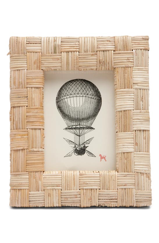 Pigeon & Poodle Grasse Natural Cane Picture Frame, 5" X 7" In Natural