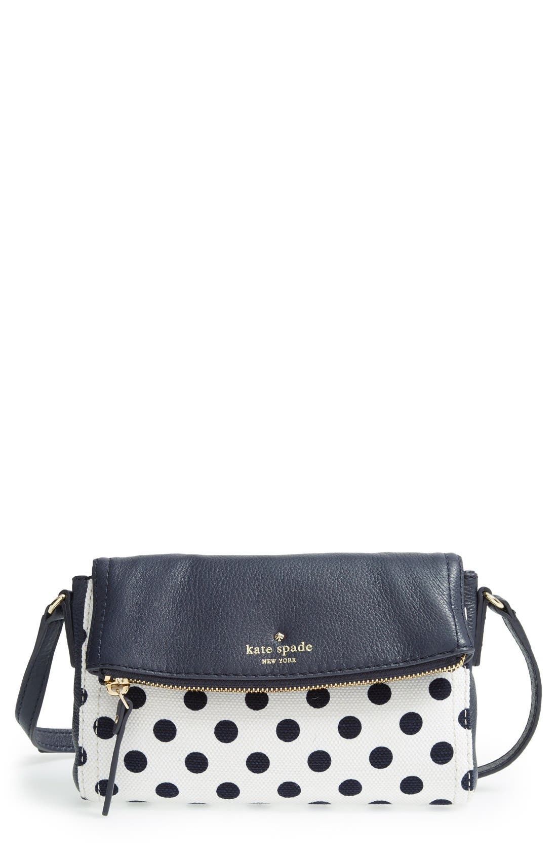 kate spade polka dot purse