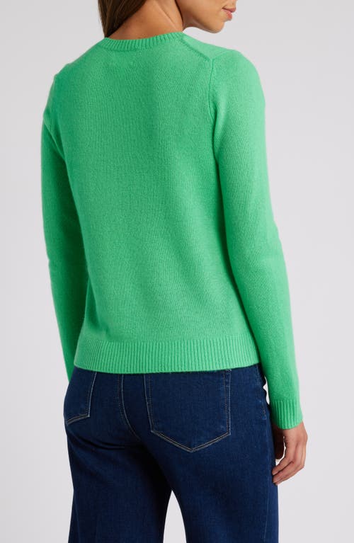 Shop Caslonr Caslon(r) Cashmere V-neck Sweater In Green Bright