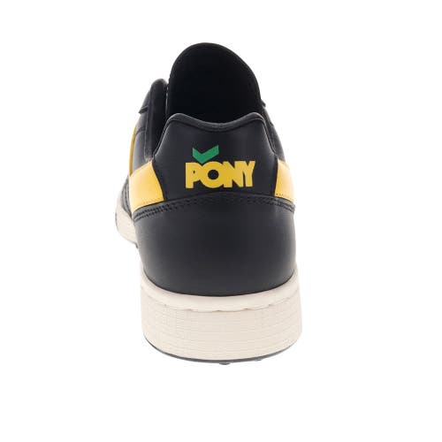 Pony Madrid 82 Sneakers In Black/yellow/green