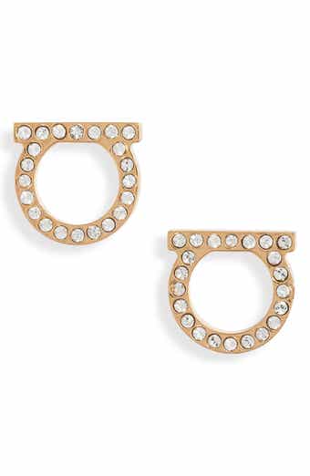 Salvatore Ferragamo Star Dangle Pearl Post Earrings