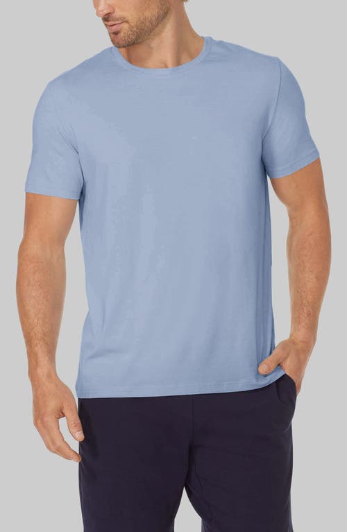 Second Skin Crewneck T-Shirt in Country Blue