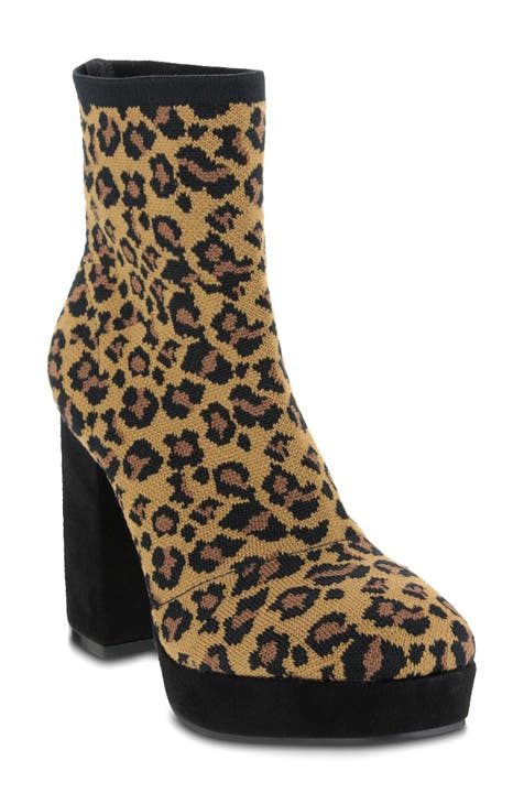 billabong leopard booties