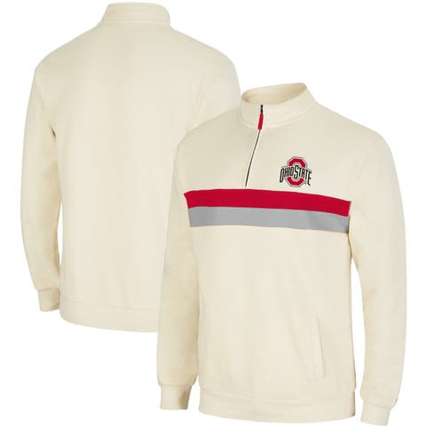 Men's Colosseum Cream Ohio State Buckeyes Big & Tall Hockey Lace