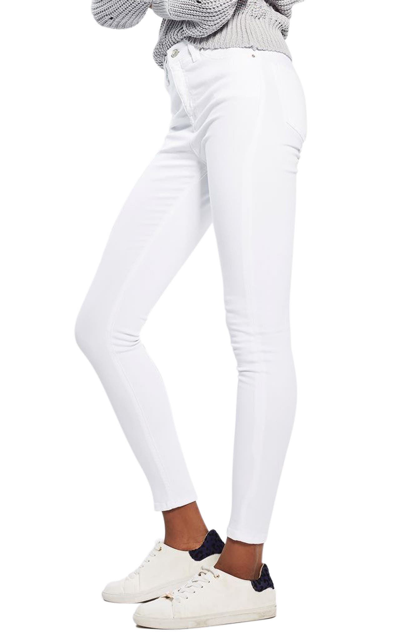 topshop white jeans jamie
