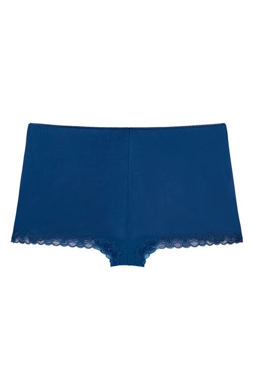 Uwila Warrior Soft Silk Sleep Shorts In Estate Blue