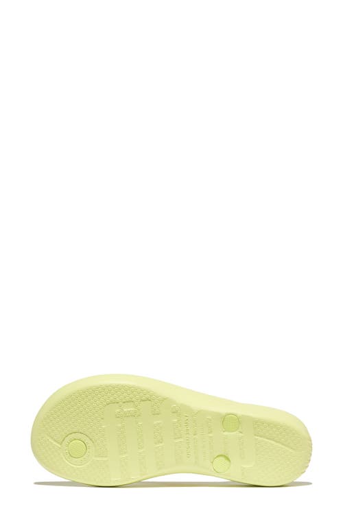 Shop Fitflop Iqushion™ Splash Crystal Flip Flop In Lime