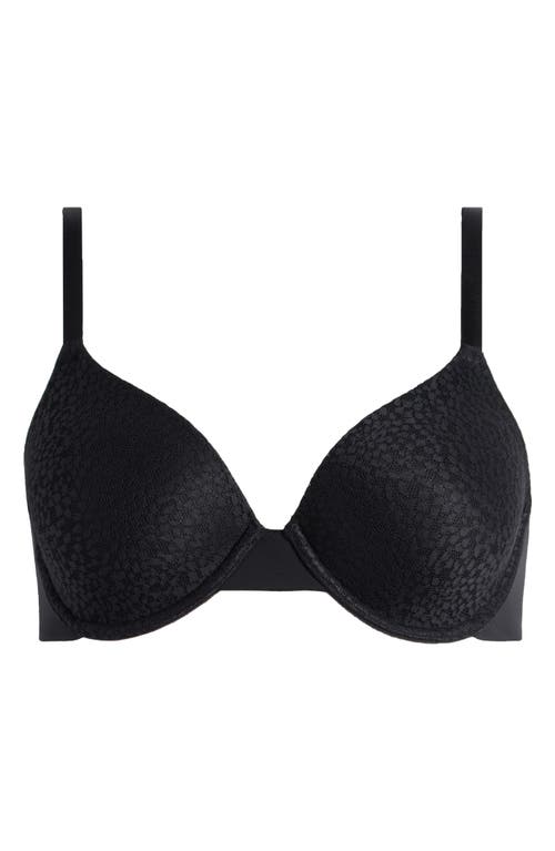 Natori Comfort Evolution Underwire Convertible Memory Foam Bra In Black
