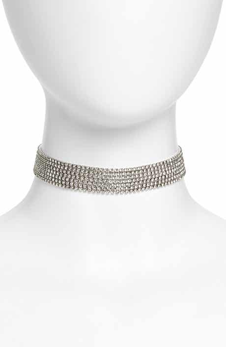 Argento Vivo Sterling Silver Three-Row Layered Chain Necklace 