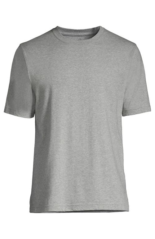 Lands' End Super-t Short Sleeve T-shirt In Gray Heather