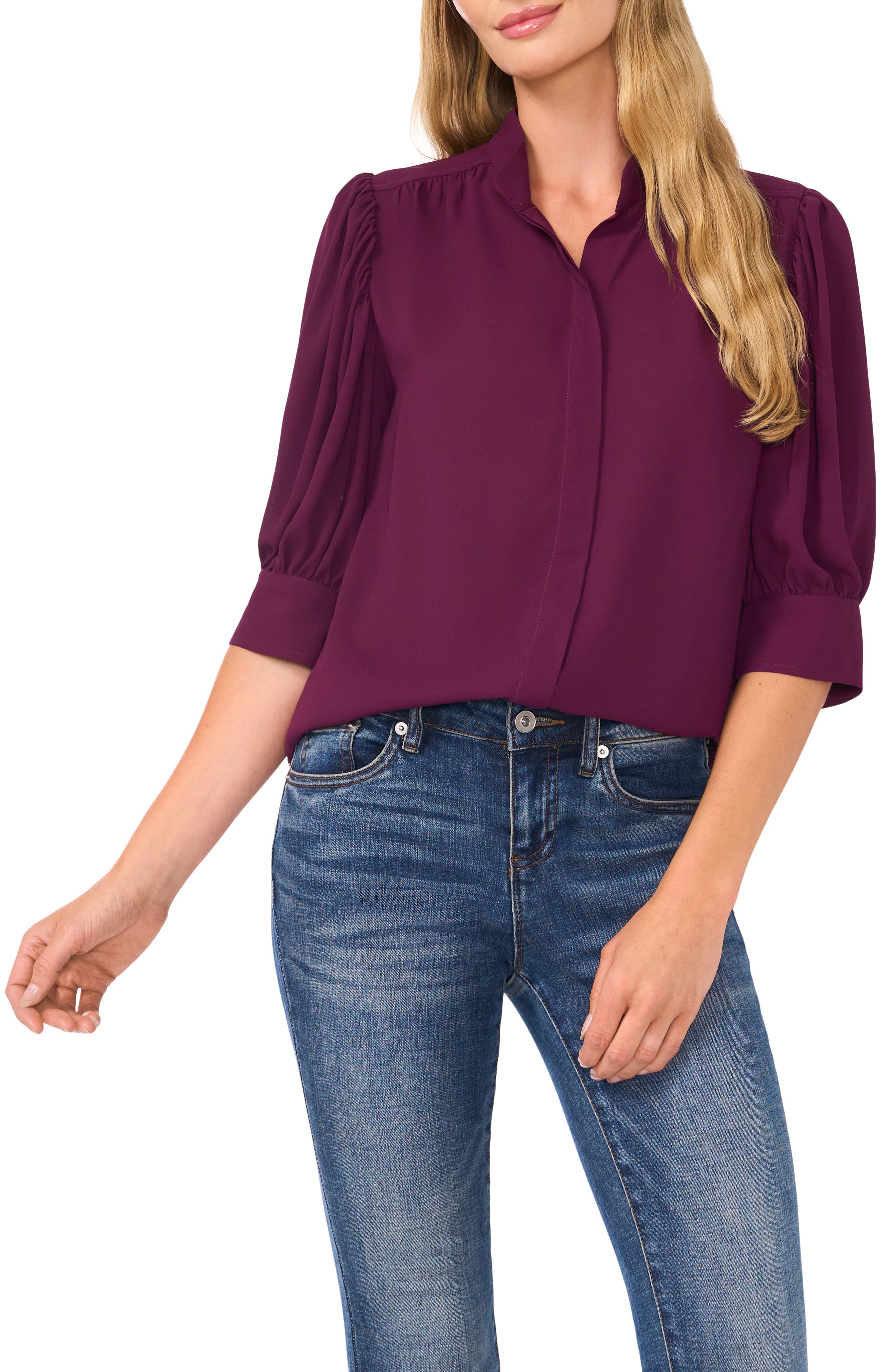 Women's Burgundy Blouses | Nordstrom