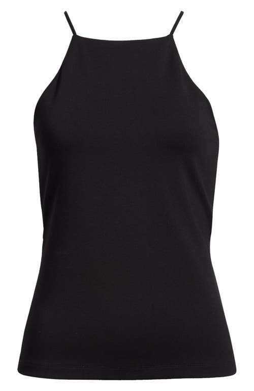 Shop Rag & Bone Irina Square Neck Tank Top In Black